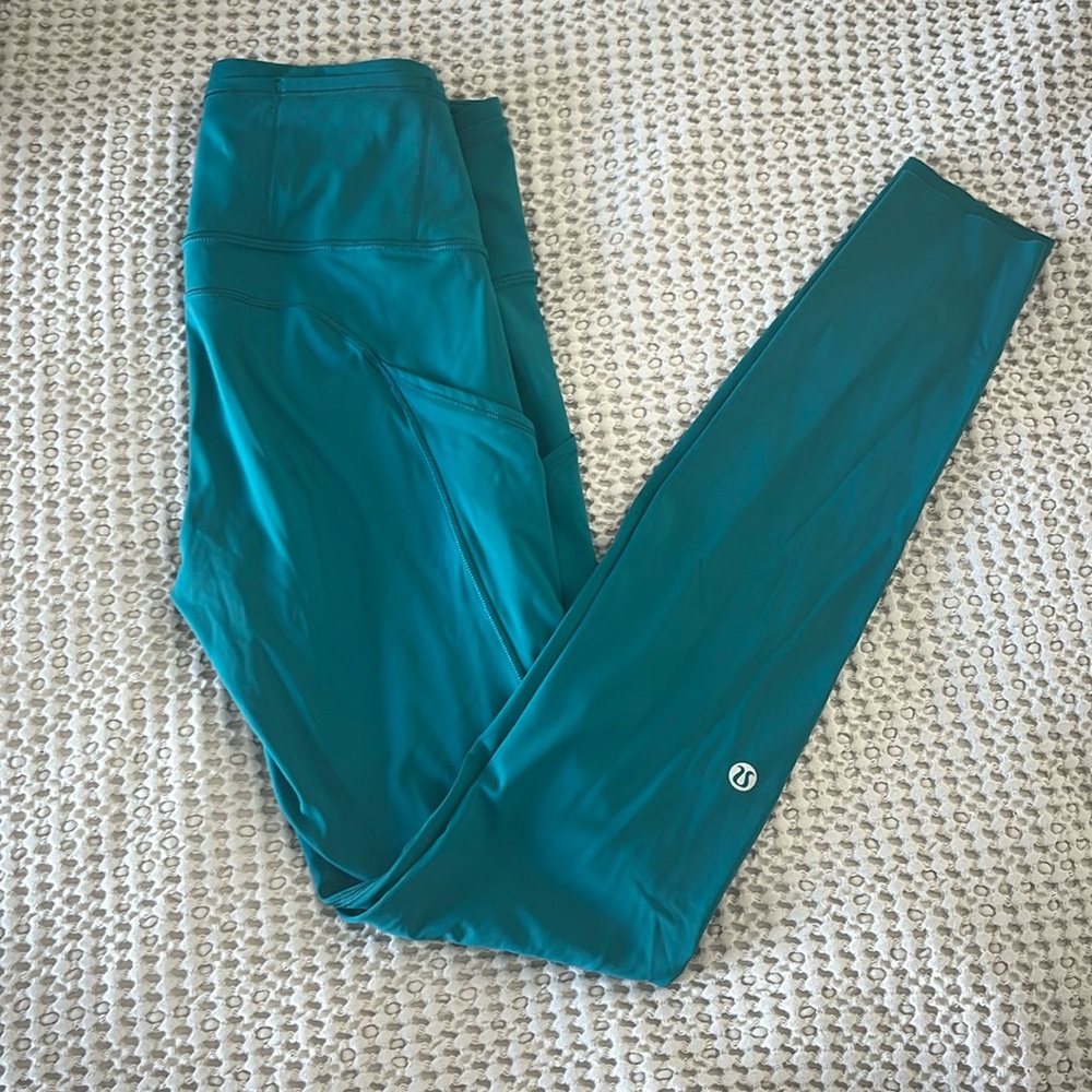 Lululemon Fast & Free High-Rise Tight 28” Pockets, laguna non reflective